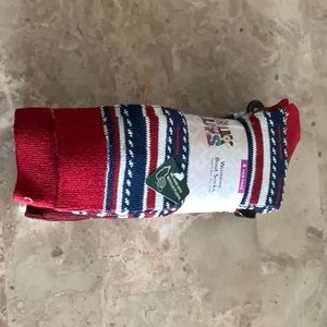 Four pair pack MUK LUKS Americana Boot Socks